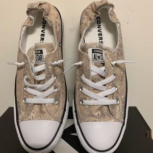 Converse snake skin print